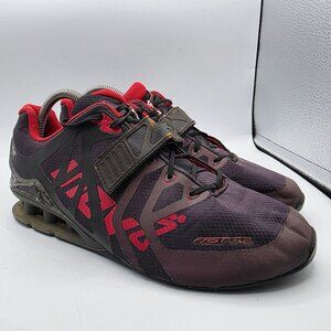 Inov-8 Fastlift 335 Mens Size 10 Black Red Weightlifting Shoes Training Walk
